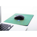 CreaFelt Cursor white  RPET mouse pad 