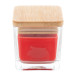 Cubama red  candle, strawberry 