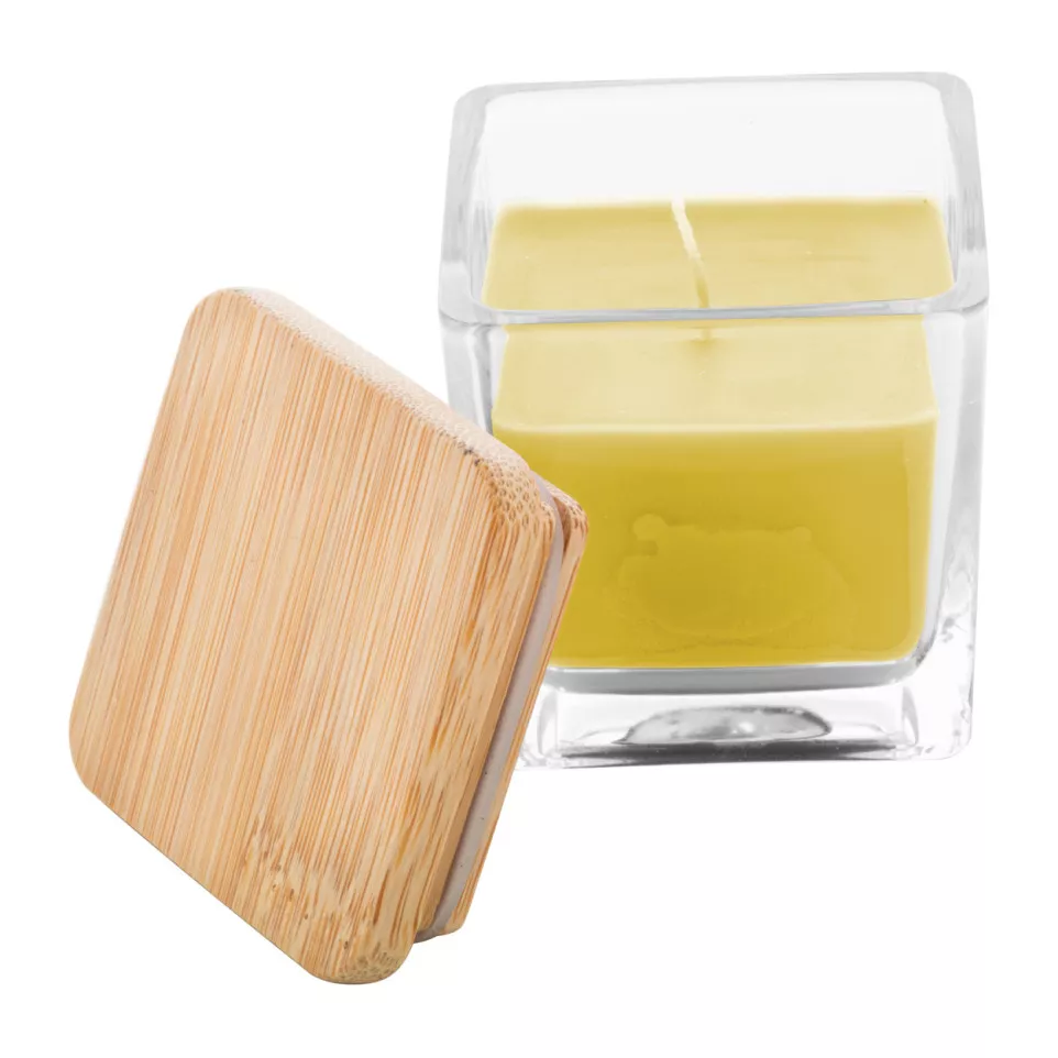 Cubama yellow  candle, lemon 