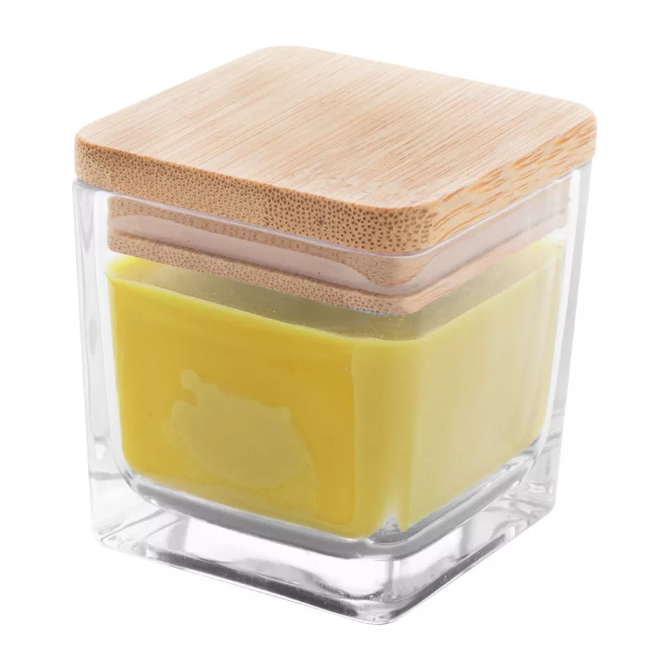 Cubama yellow  candle, lemon 