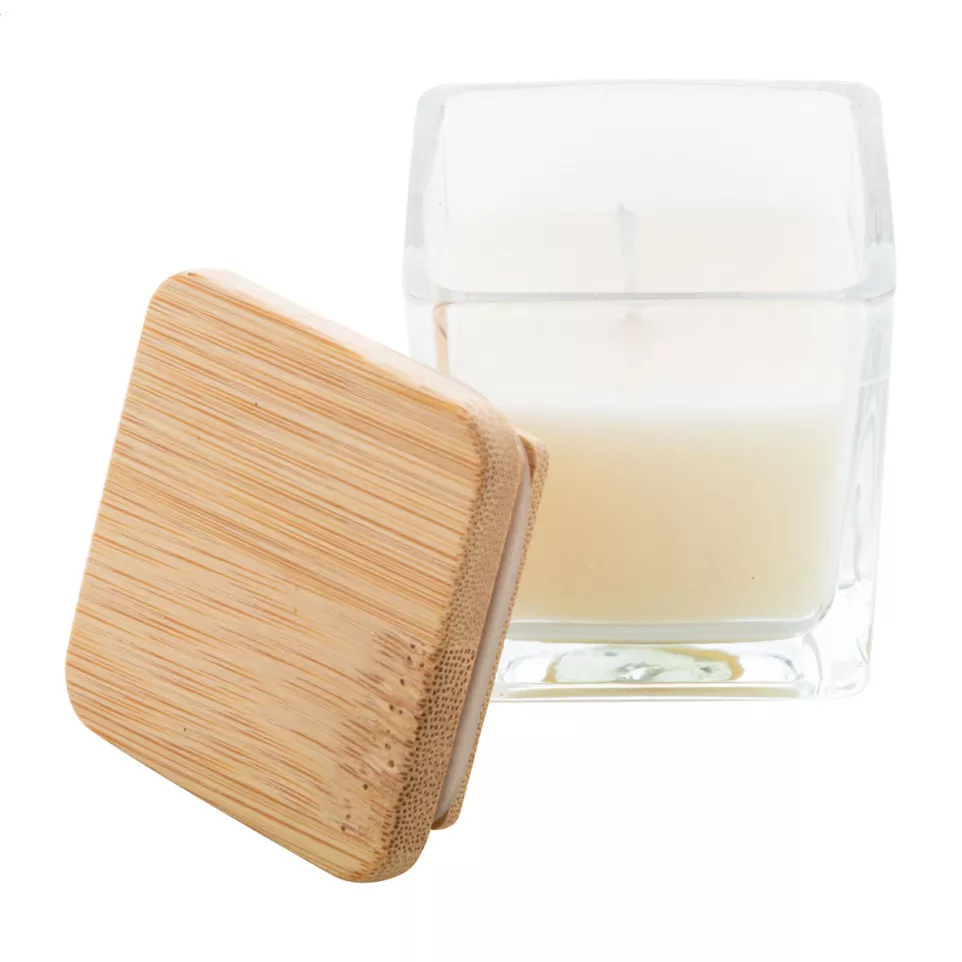 Cubama white  candle, vanilla 