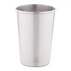 Redisha Mono zilver  gerecyclede, roestvrijstalen beker 