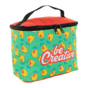 CreaBeauty XL zwart wit custom made make-up tas 