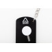 Parcelo black  paper knife keyring 