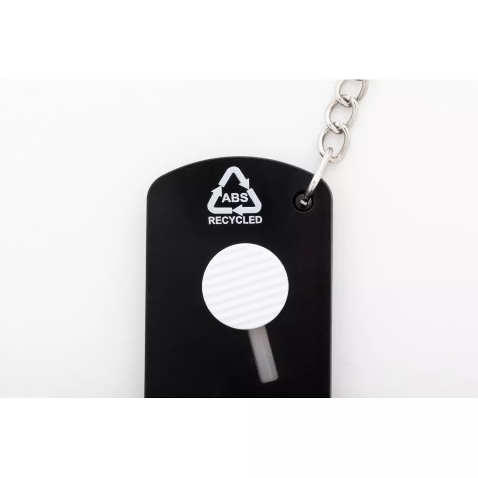 Parcelo black  paper knife keyring 