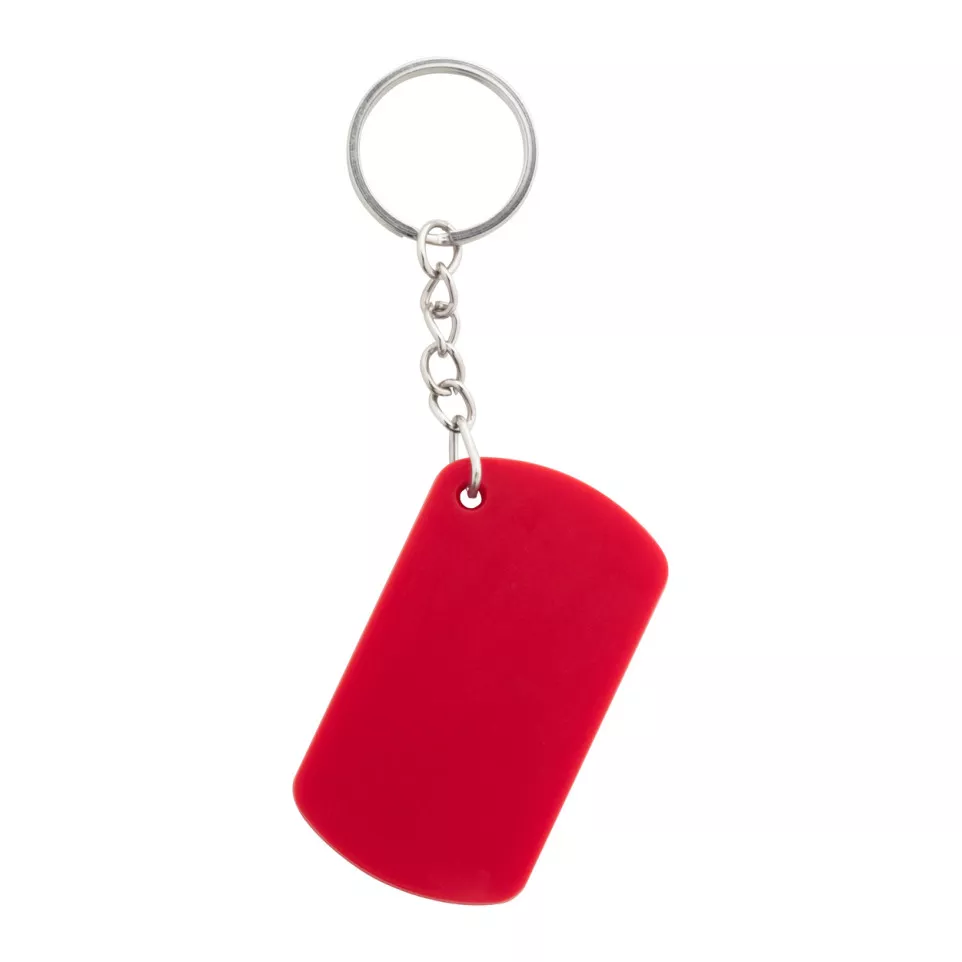 Parcelo red  paper knife keyring 