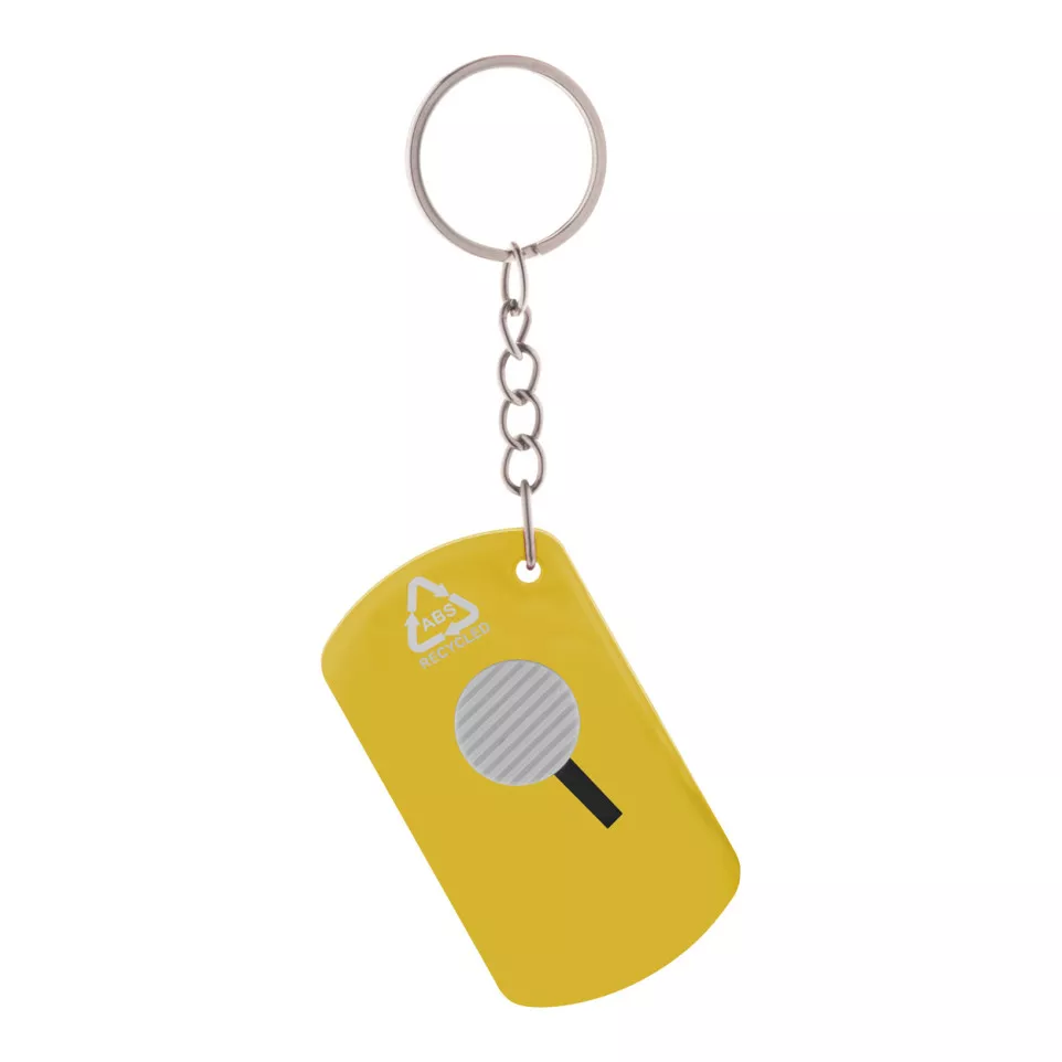 Parcelo yellow  paper knife keyring 