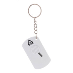 Parcelo white  paper knife keyring 
