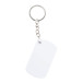Parcelo white  paper knife keyring 