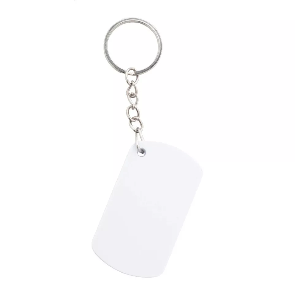 Parcelo white  paper knife keyring 