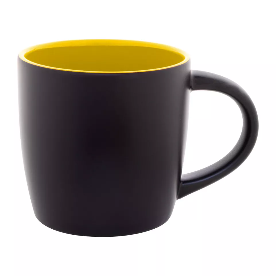 Sculptus jaune noir Mug 