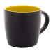 Sculptus yellow black mug 