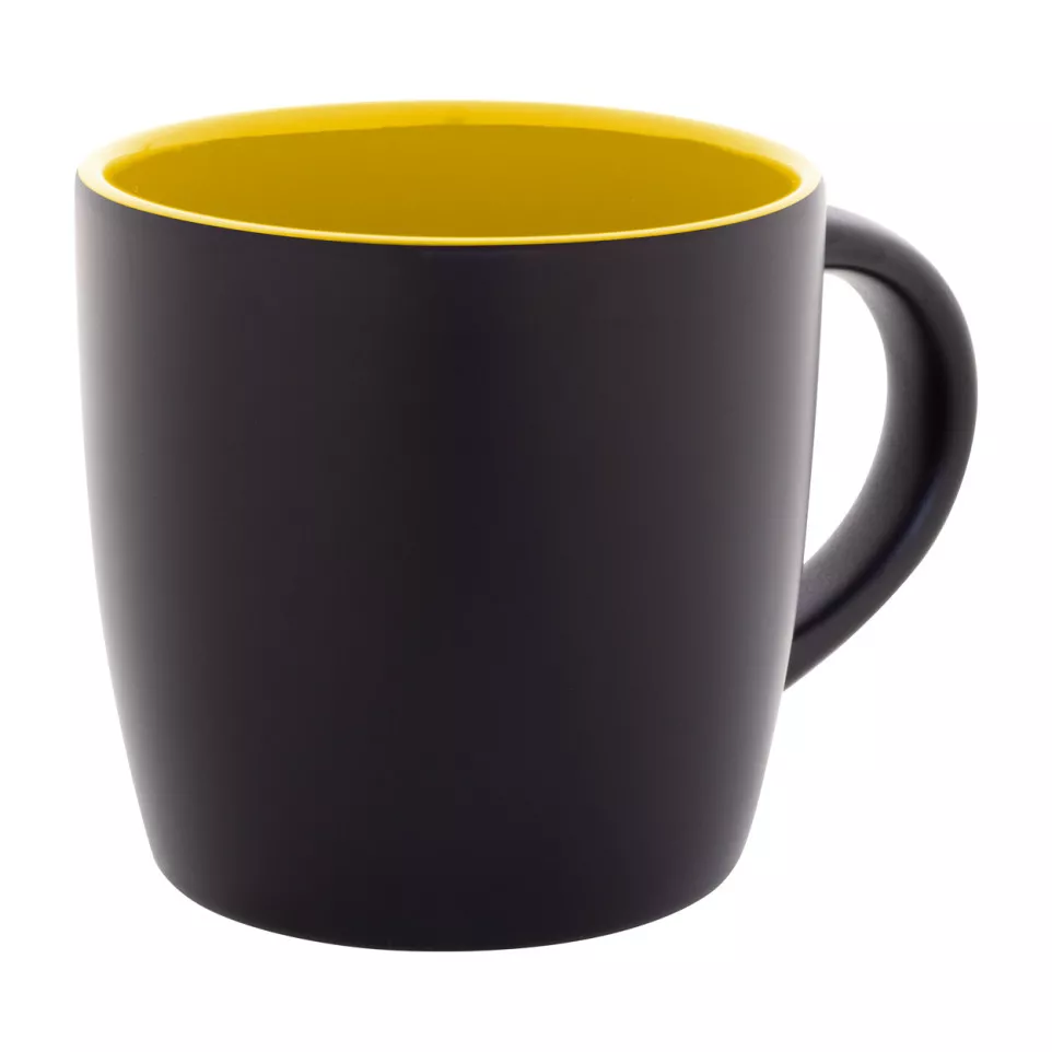 Sculptus jaune noir Mug 
