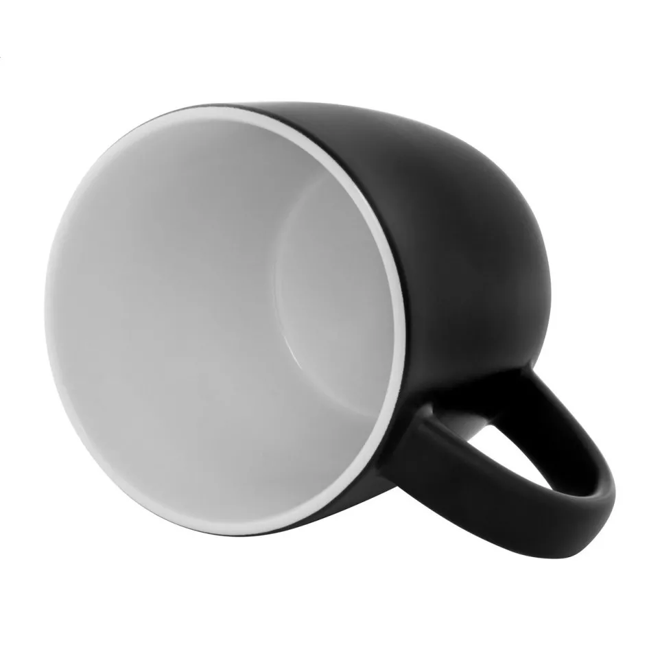 Sculptus white black mug 