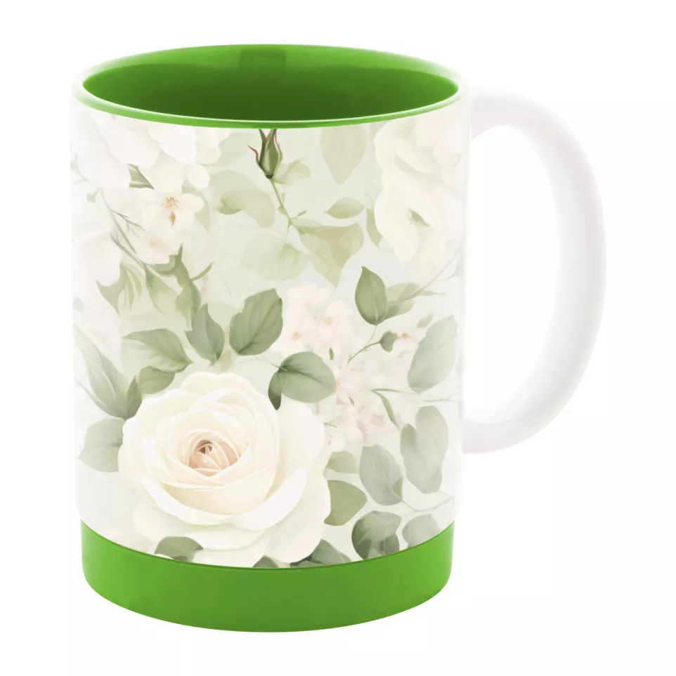MultiColour Plus vert blanc Mug...