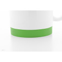 MultiColour Plus green white sublimation mug 