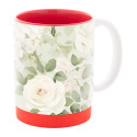 MultiColour Plus red white sublimation mug 