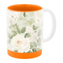 MultiColour Plus orange blanc Mug sublimation 
