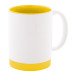 MultiColour Plus yellow white sublimation mug 
