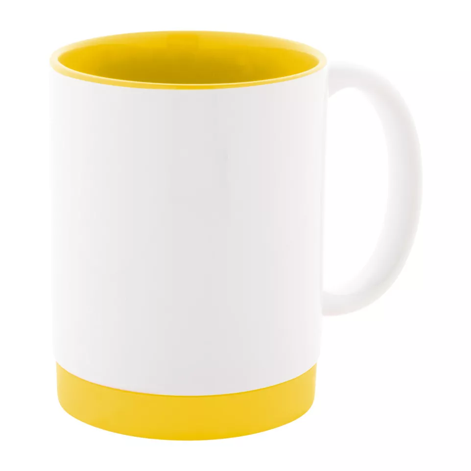 MultiColour Plus jaune blanc Mug...