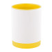 MultiColour Plus yellow white sublimation mug 