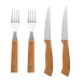 Tomahawk natural  steak cutlery set 