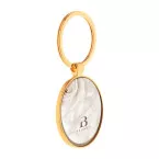 Nitidus gold  keyring 