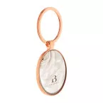 Nitidus rose  keyring 