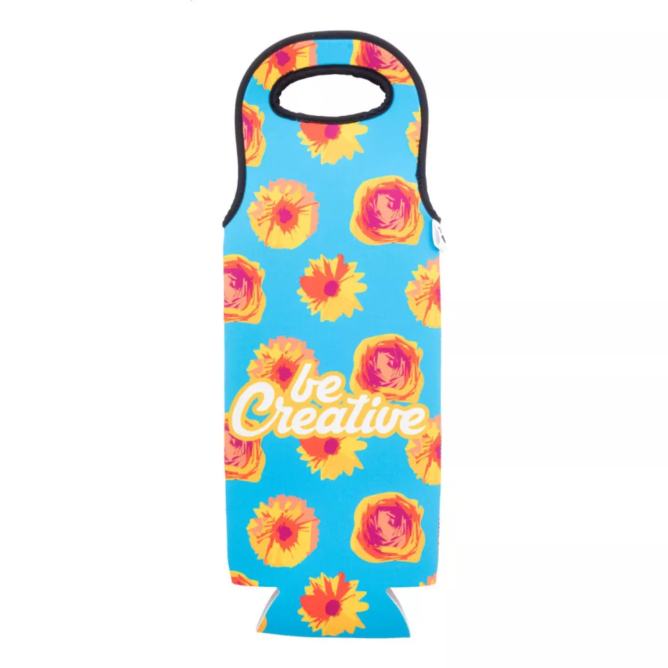 VinoBag black white custom RPET wine...