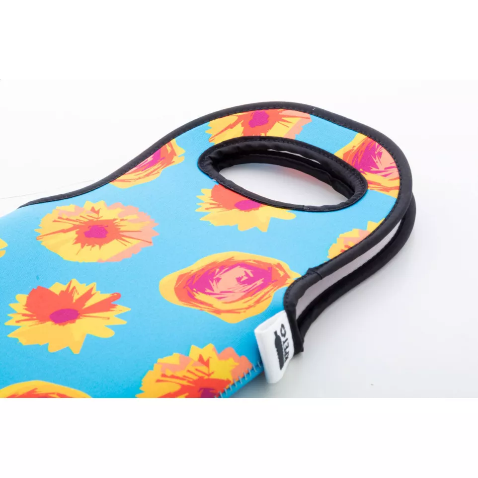 VinoBag noir blanc Sac à vin en RPET 