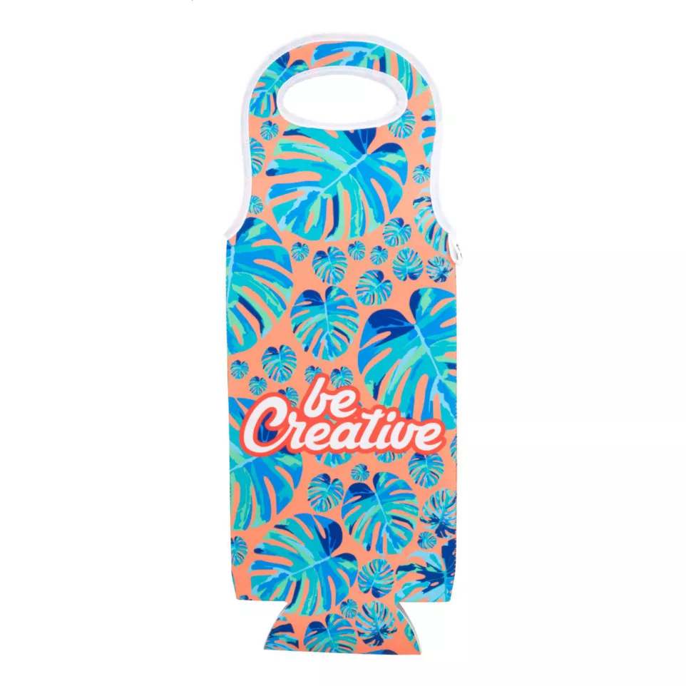 VinoBag white  custom RPET wine bag 