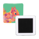 MagBadge Square blanc  Magnet pour frigo 