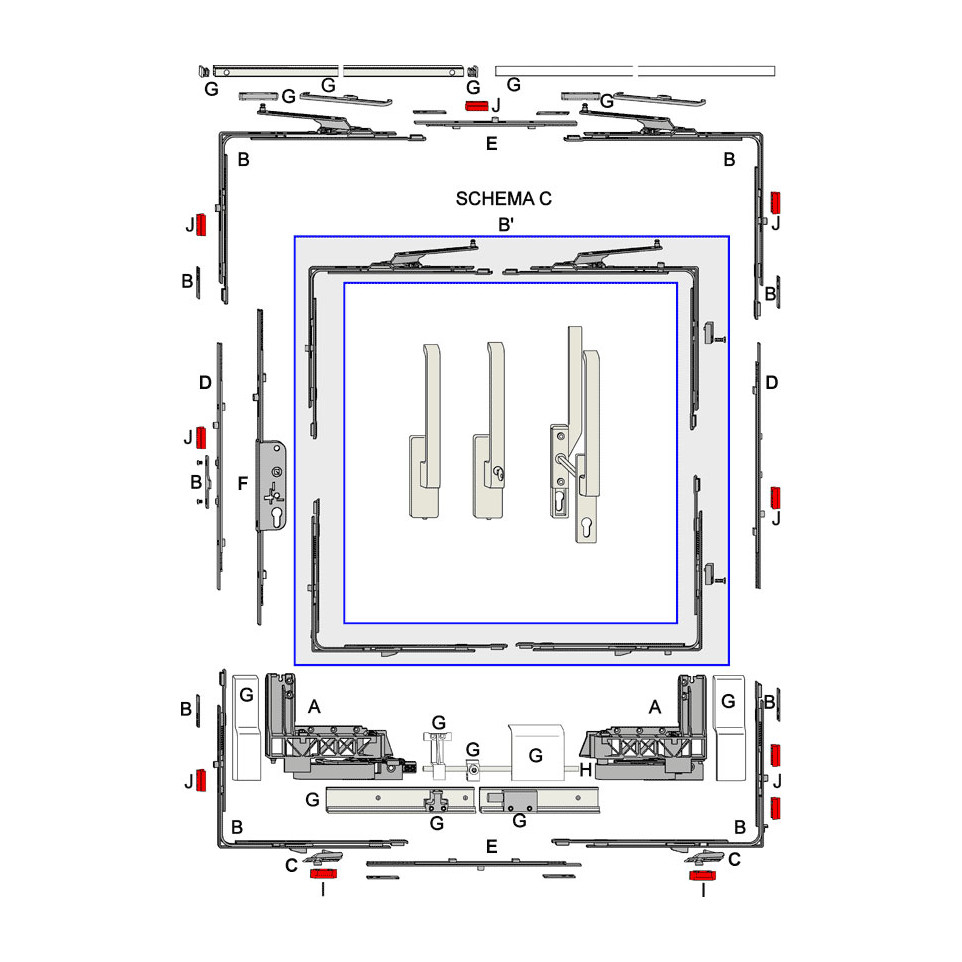 254 mm extra lange boorverlenging voor ronde of zeskantige assen