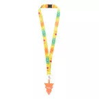 Subyard Mobile Xmas Safe white  custom RPET mobile holder lanyard 