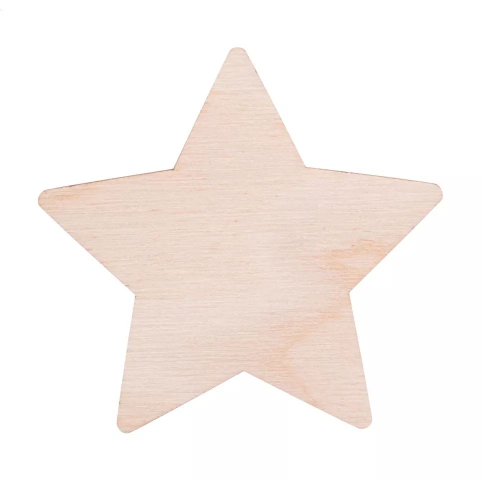 Woofri Xmas naturelle  Magnet, étoile 