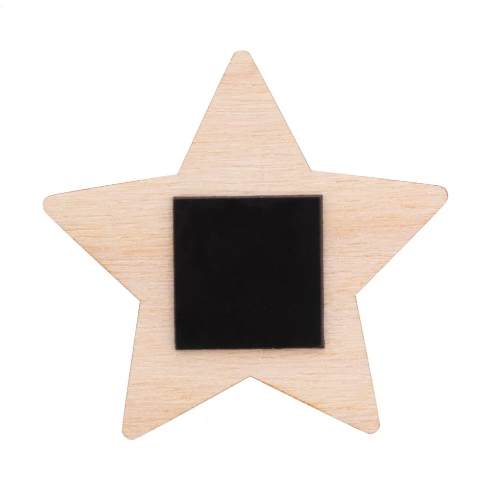 Woofri Xmas naturelle  Magnet, étoile 