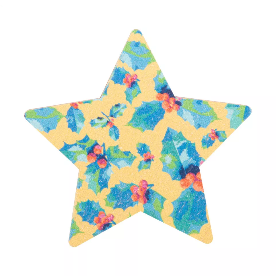 Woofri Xmas naturelle  Magnet, étoile 