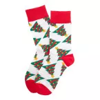 Sokkex white  Christmas socks 38-42