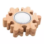 Rognan naturelle  Bougie, flocon de neige 