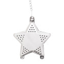 Suodatee silver  Christmas tea infuser, star 