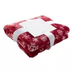 Knivsta red  RPET Christmas blanket 