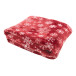 Knivsta red  RPET Christmas blanket 