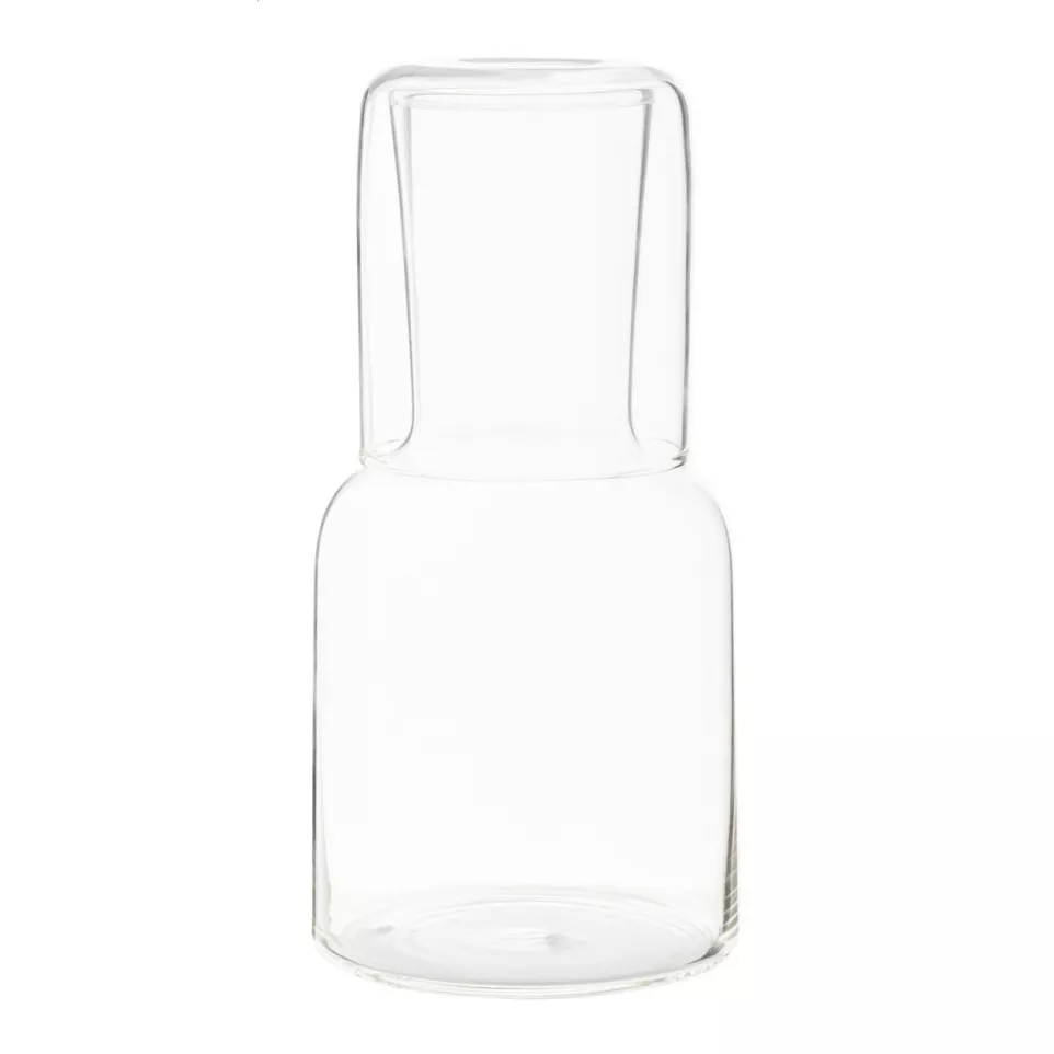 Palmer transparant  karaf en glazen set 