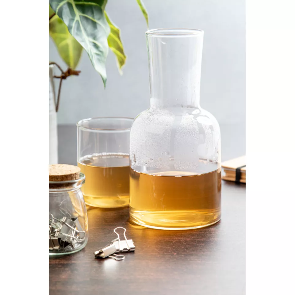 Palmer transparant  karaf en glazen set 