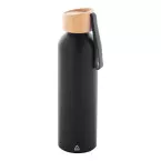 Ralusip Plus black  recycled aluminium bottle 