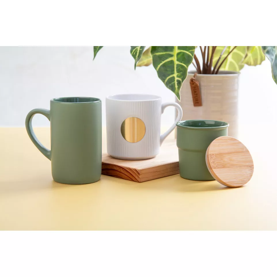 Calliope green  ceramic cup 
