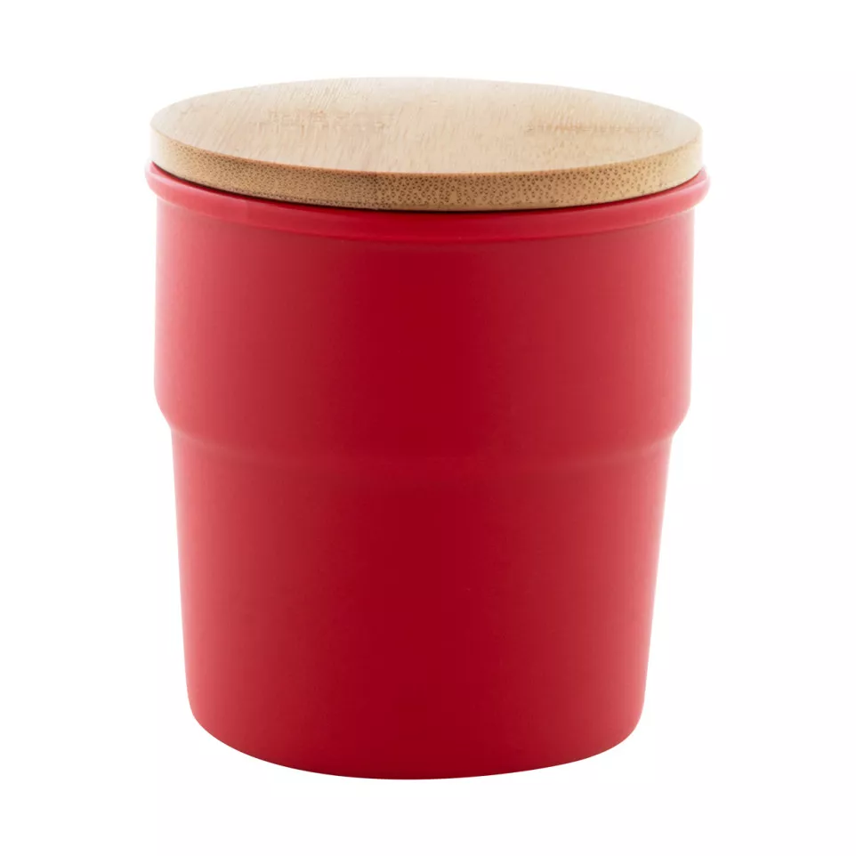 Calliope red  ceramic cup 