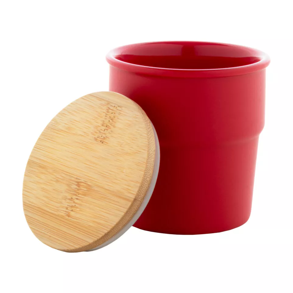 Calliope red  ceramic cup 
