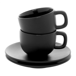 Caturra Plus black  cappuccino cup set 