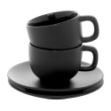 Caturra Plus black  cappuccino cup set 